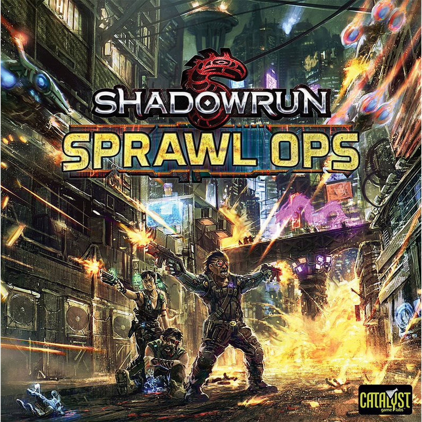 Shadowrun: Sprawl Ops Board Game SEALED With 5-6 Player Expansion