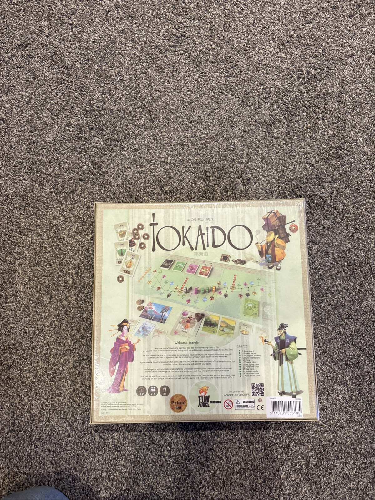 Tokaido Board Game FUN FORGE 2014 Antoine Bauza Naiade *Sealed*
