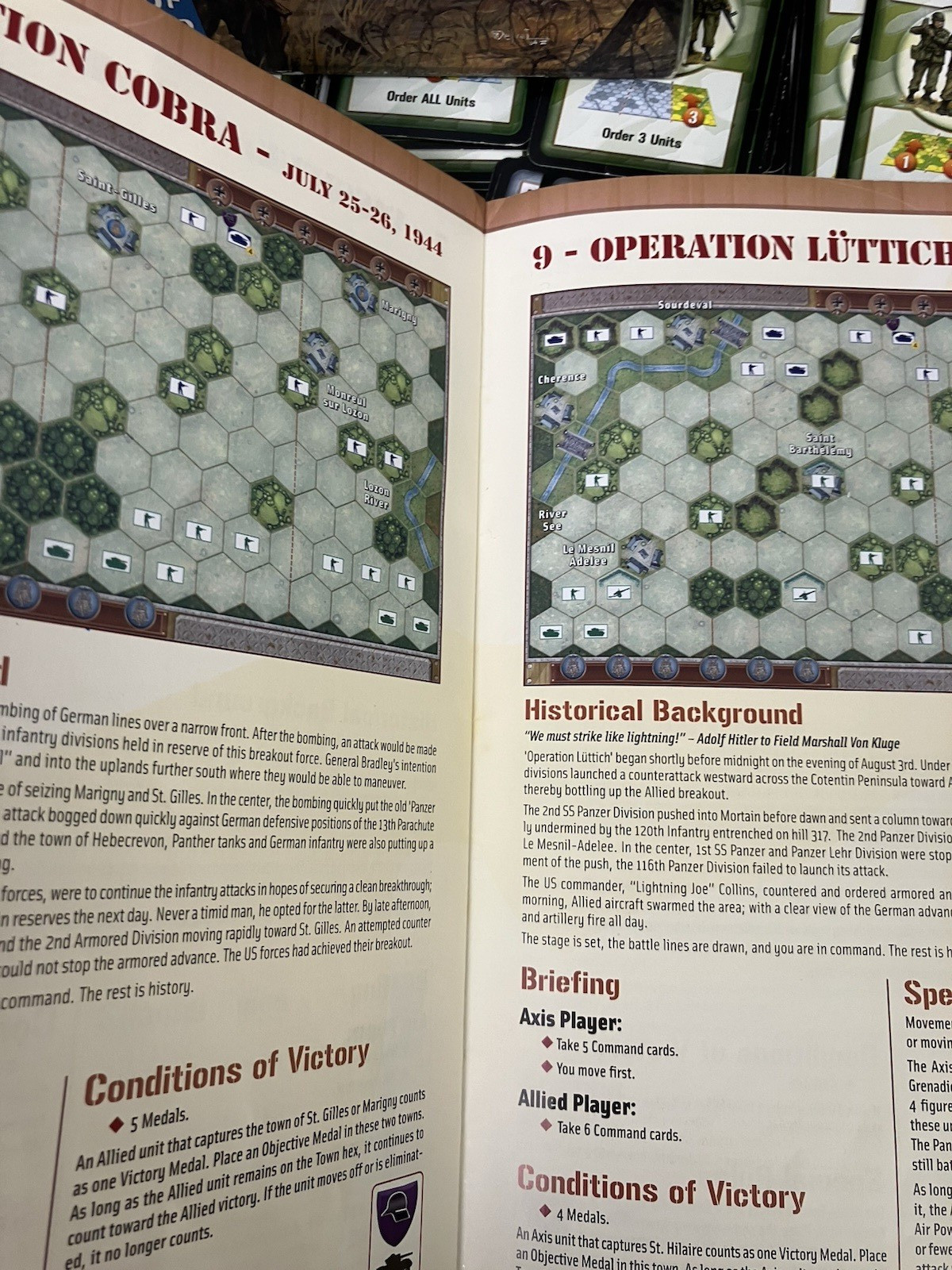 Days of Wonder Memoir ’44 Military Strategy Board Game D-Day WWII Normandy