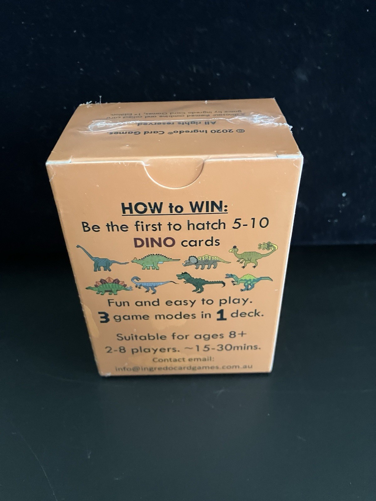 Ingredo Dino Card Game! 2 to 8 Players And 3 Game Modes In One Deck! NEW!