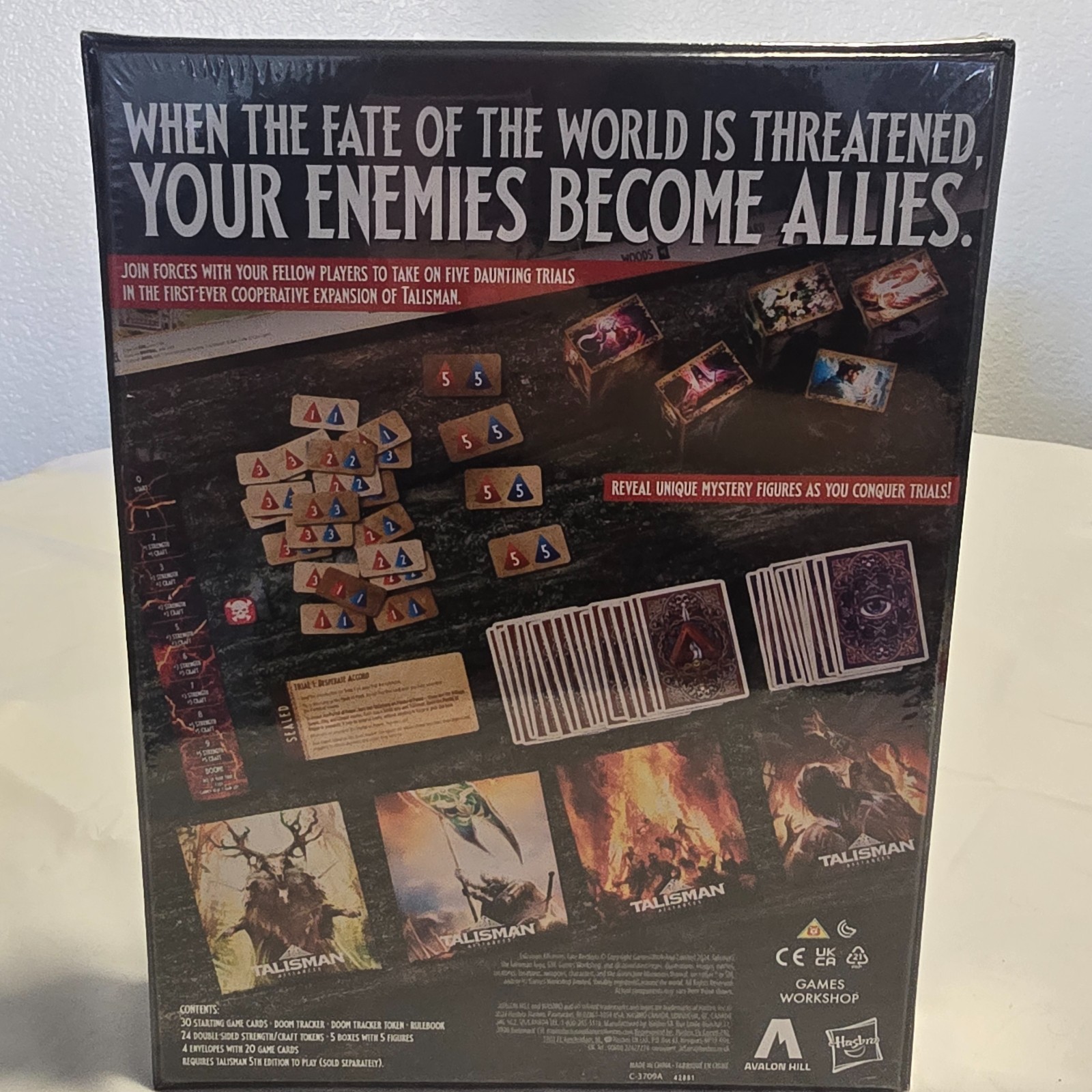 Hasbro Gaming Talisman Alliances: Fate Beckons Board Game Expansion Strategy NEW