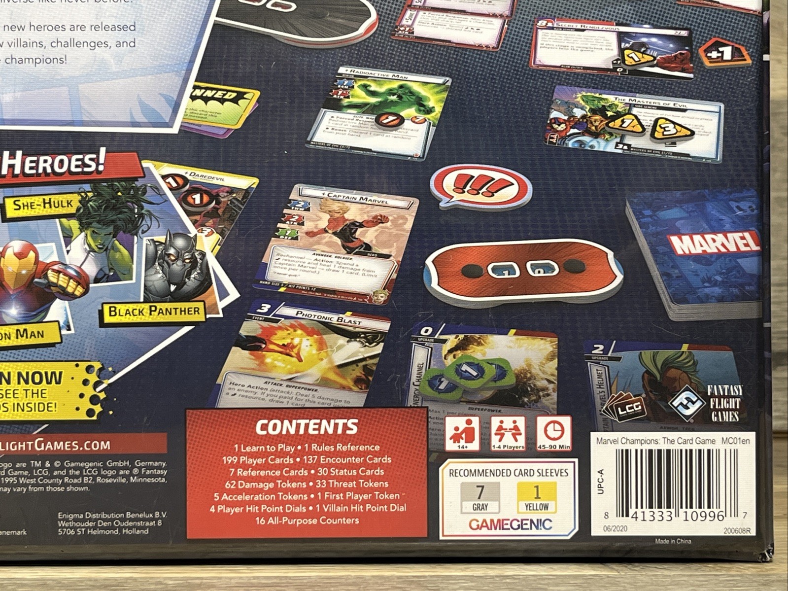 Marvel Champions The Card Game Core Set LCG Fantasy Flight Cooperative SEALED