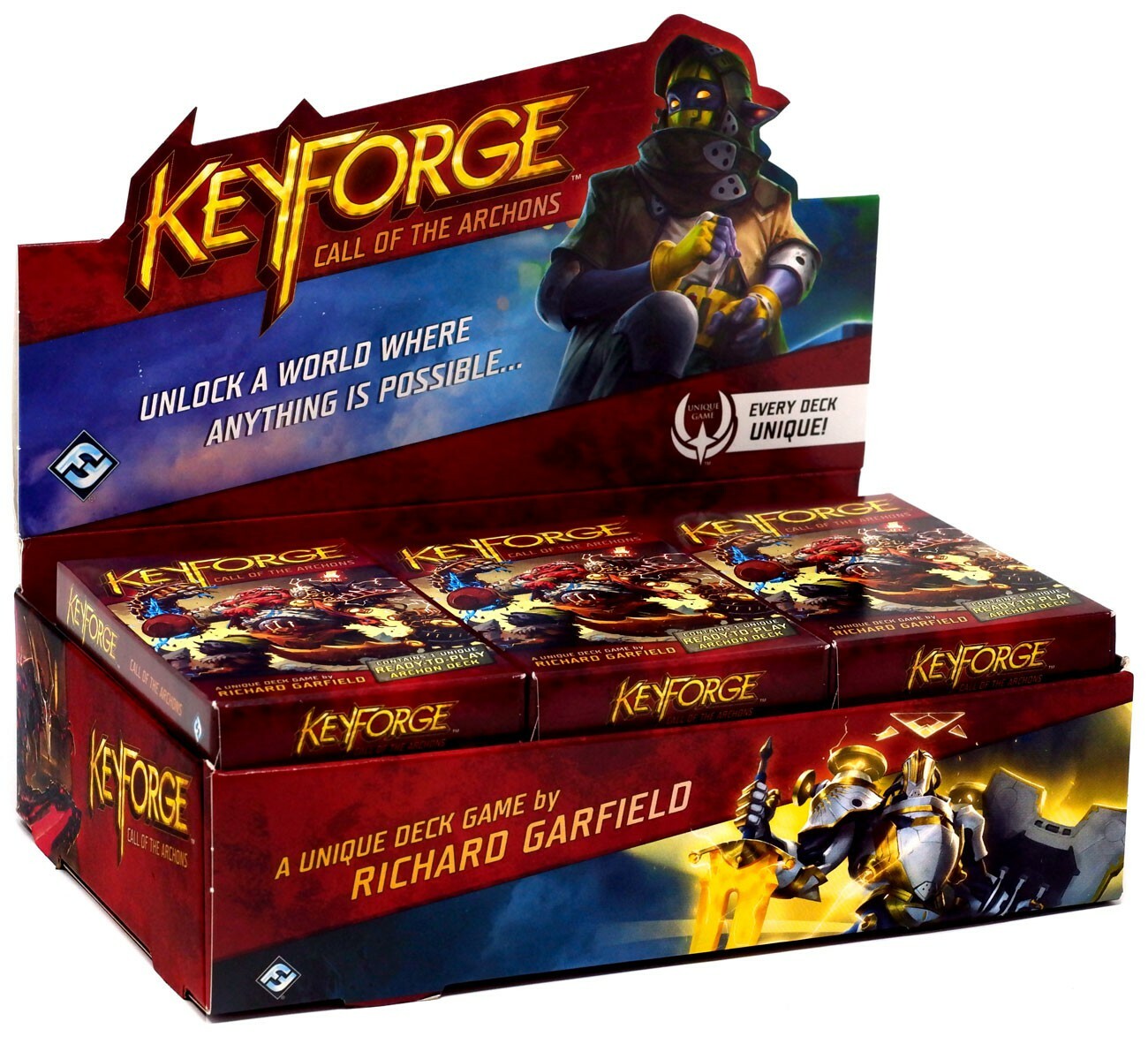 KeyForge Unique Deck Game Call of the Archons Box of 12 Archon Decks KF02a