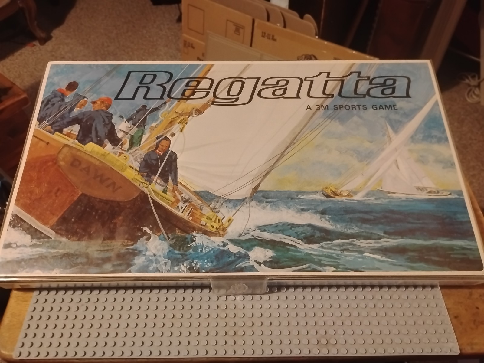 Vintage Regatta 3M Sports Board Game Complete 1968 Yacht Racing Nautical