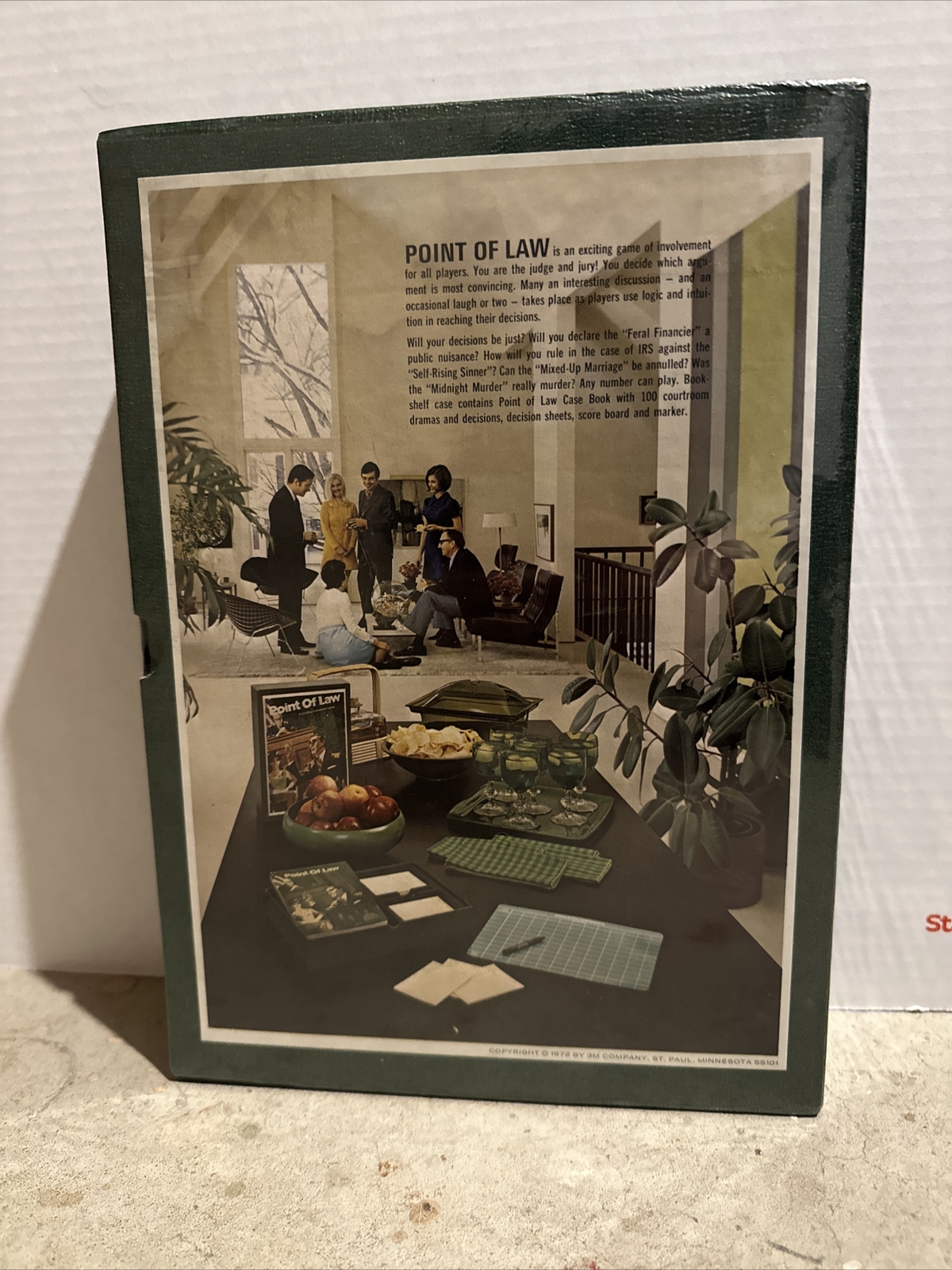 Point of Law Board Game – Avalon Hill Game Company – Vintage 1979 New & Sealed