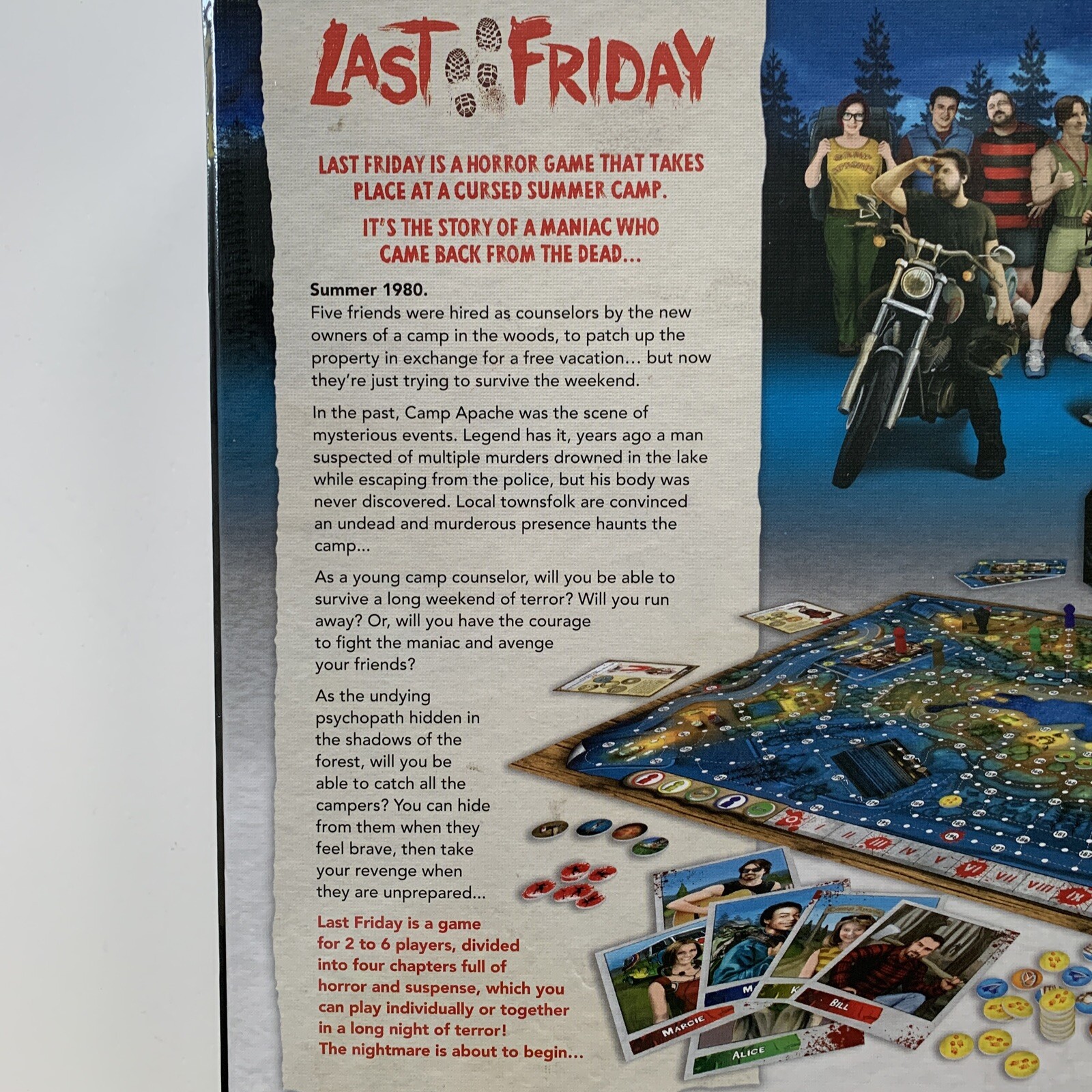 2016 Pendragon Last Friday Some Legends Never Die Horror Board Game NEW