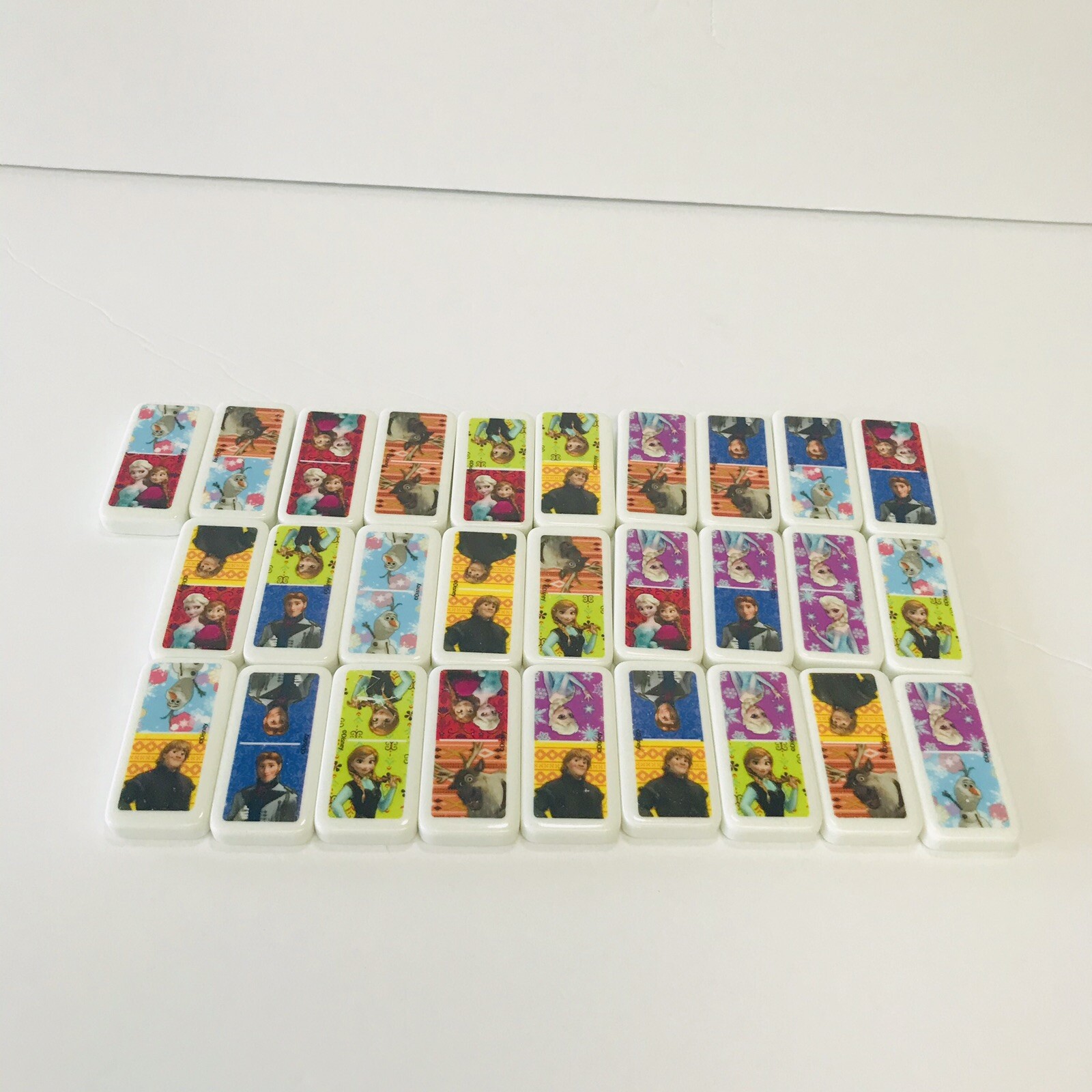 Disney Frozen Dominoes Game Princess Elsa and Anna Olaf 28 Pcs