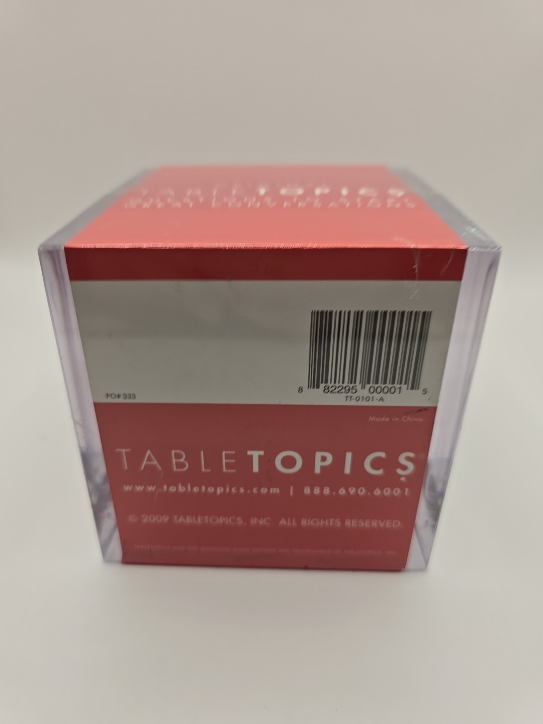 “Table Topics” Original Questions To Start Conversations Ruby Mine New