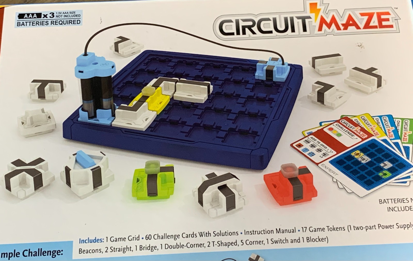 ThinkFun CIRCUIT MAZE Electric Current Logic Game | Ignite Your Mind! 60 Challen