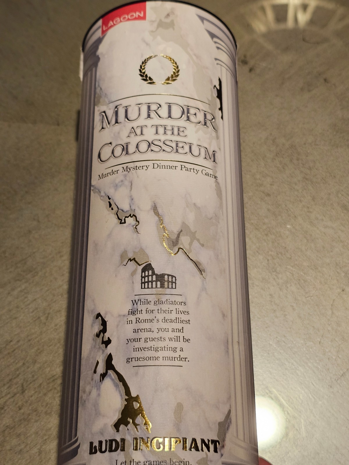 Lagoon Murder At The Colosseum Murder Mystery Dinner Party Game New