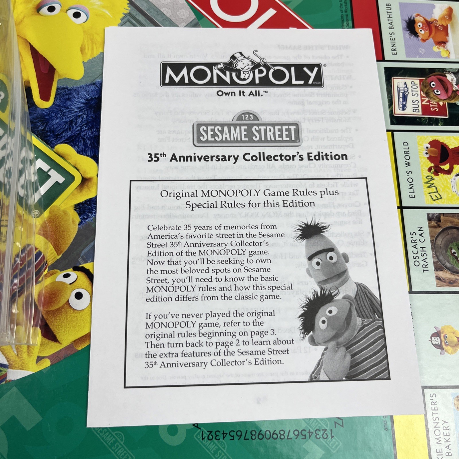 Monopoly Sesame Street 35 Years 2004 Hasbro 100% Complete in packaging