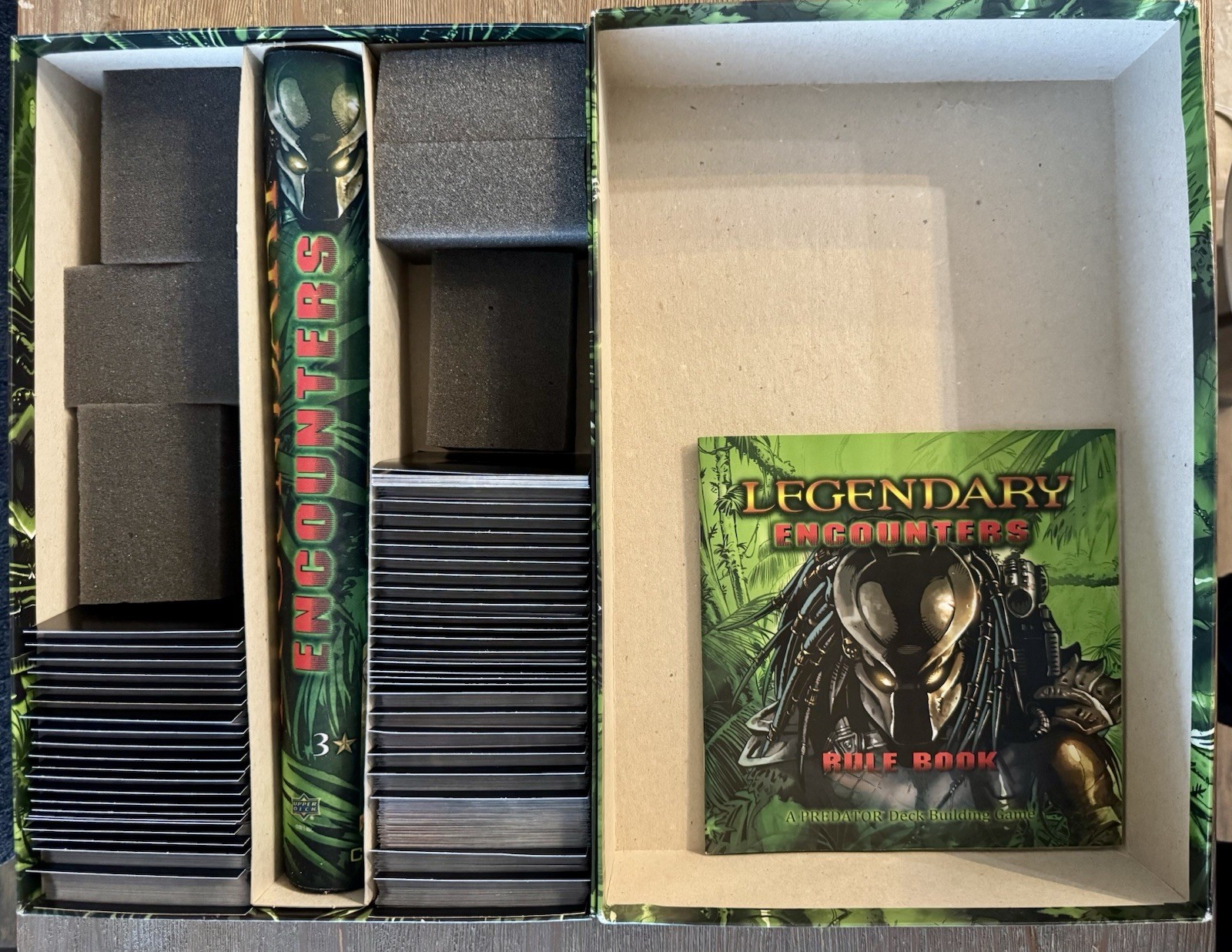 Legendary Encounters Predator Deckbuilding Card Board Game – Complete, Sleeved