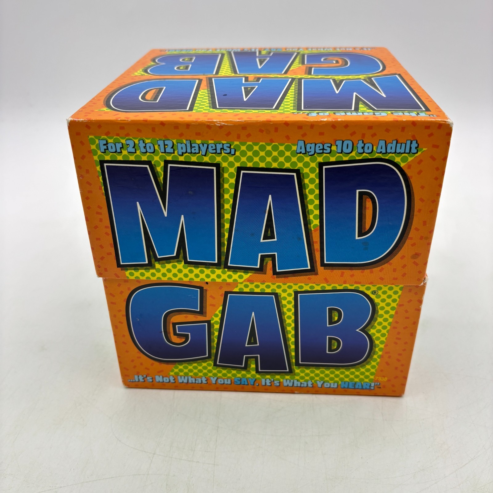VINTAGE Mad Gab Game COMPLETE Patch Products 1995 Party Game Words Humor