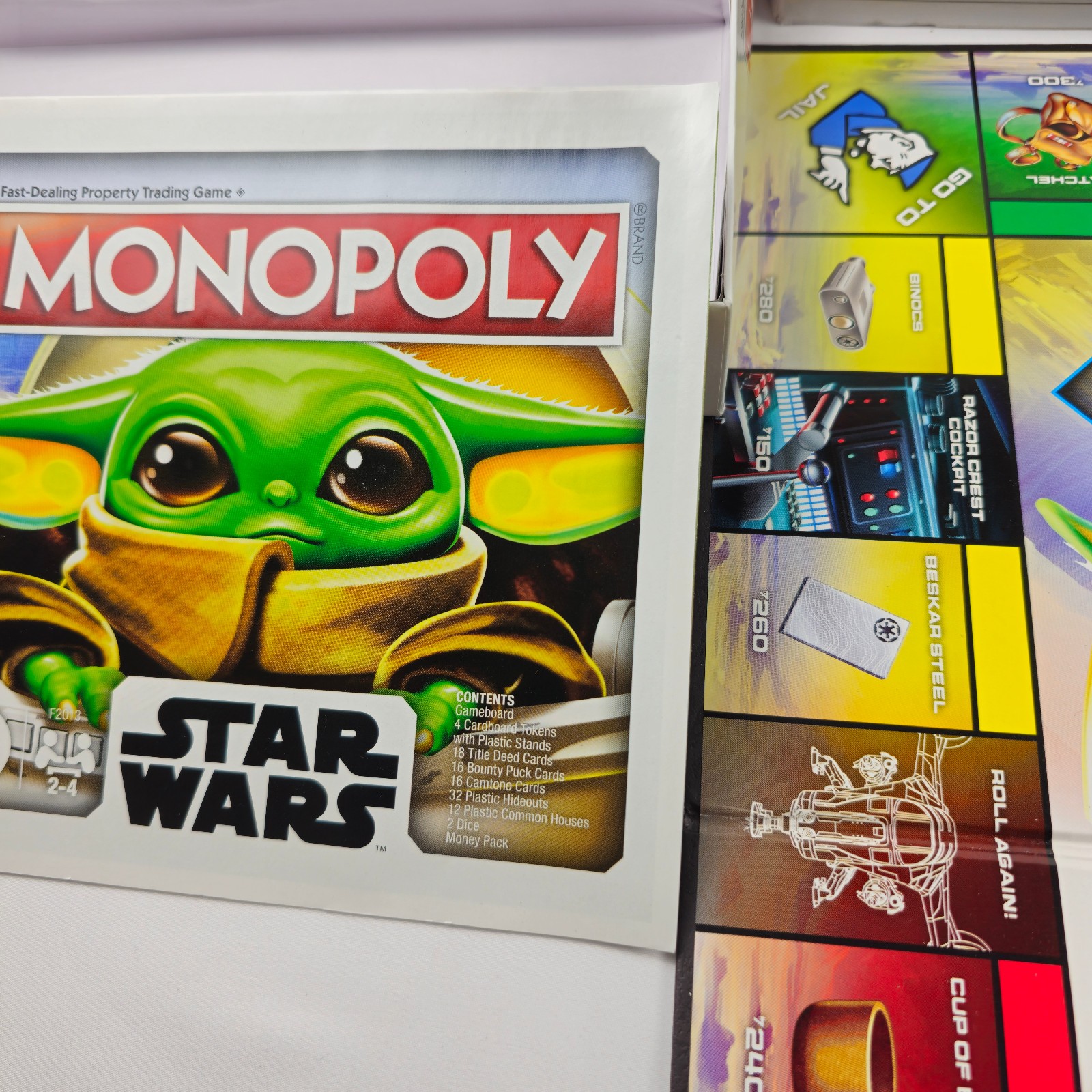 Monopoly Star Wars The Mandalorian Baby Yoda Grogu Edition Board Game Complete