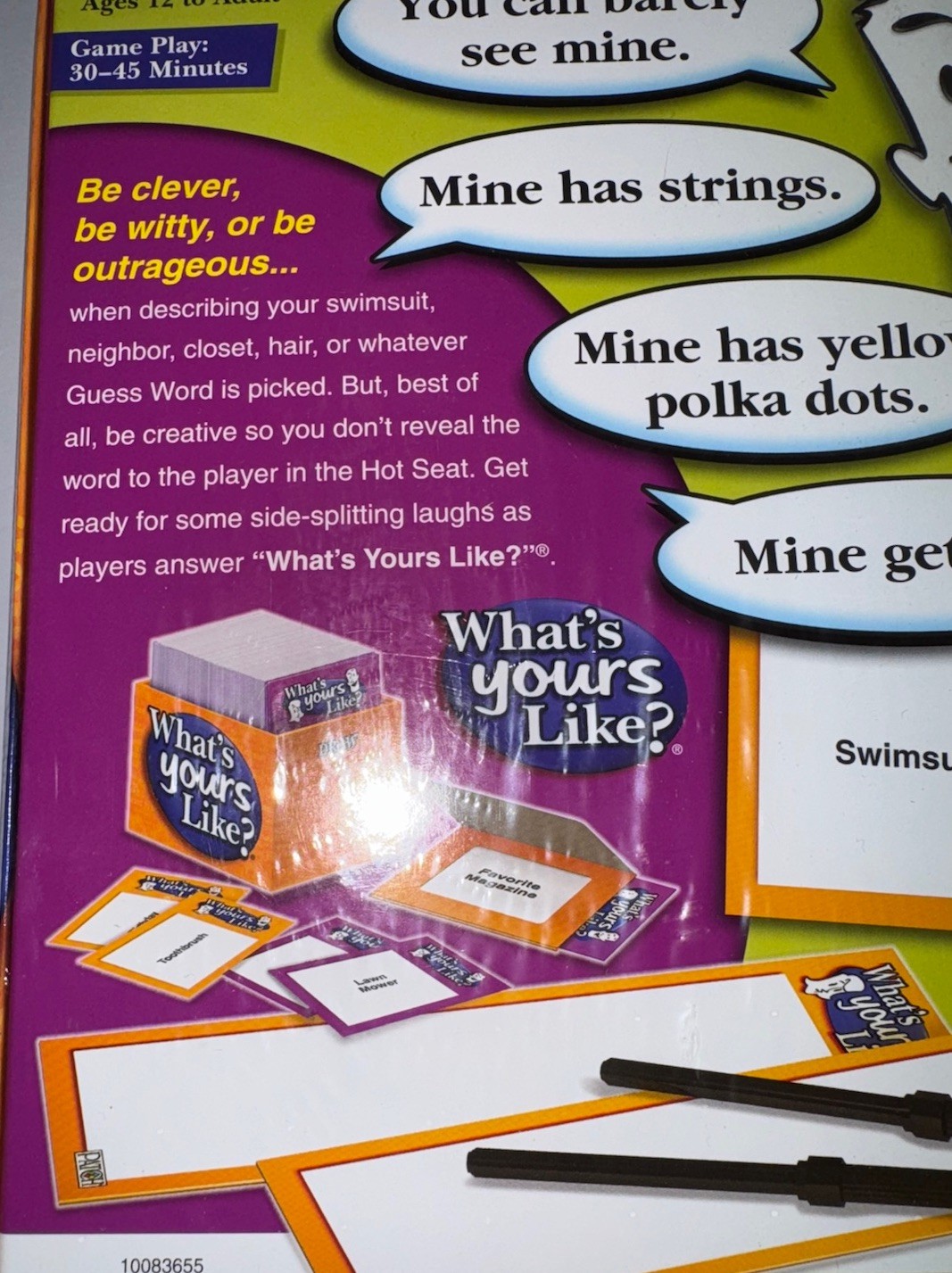 WHAT’S YOURS LIKE? Game by PlayMonster – Brand New Sealed