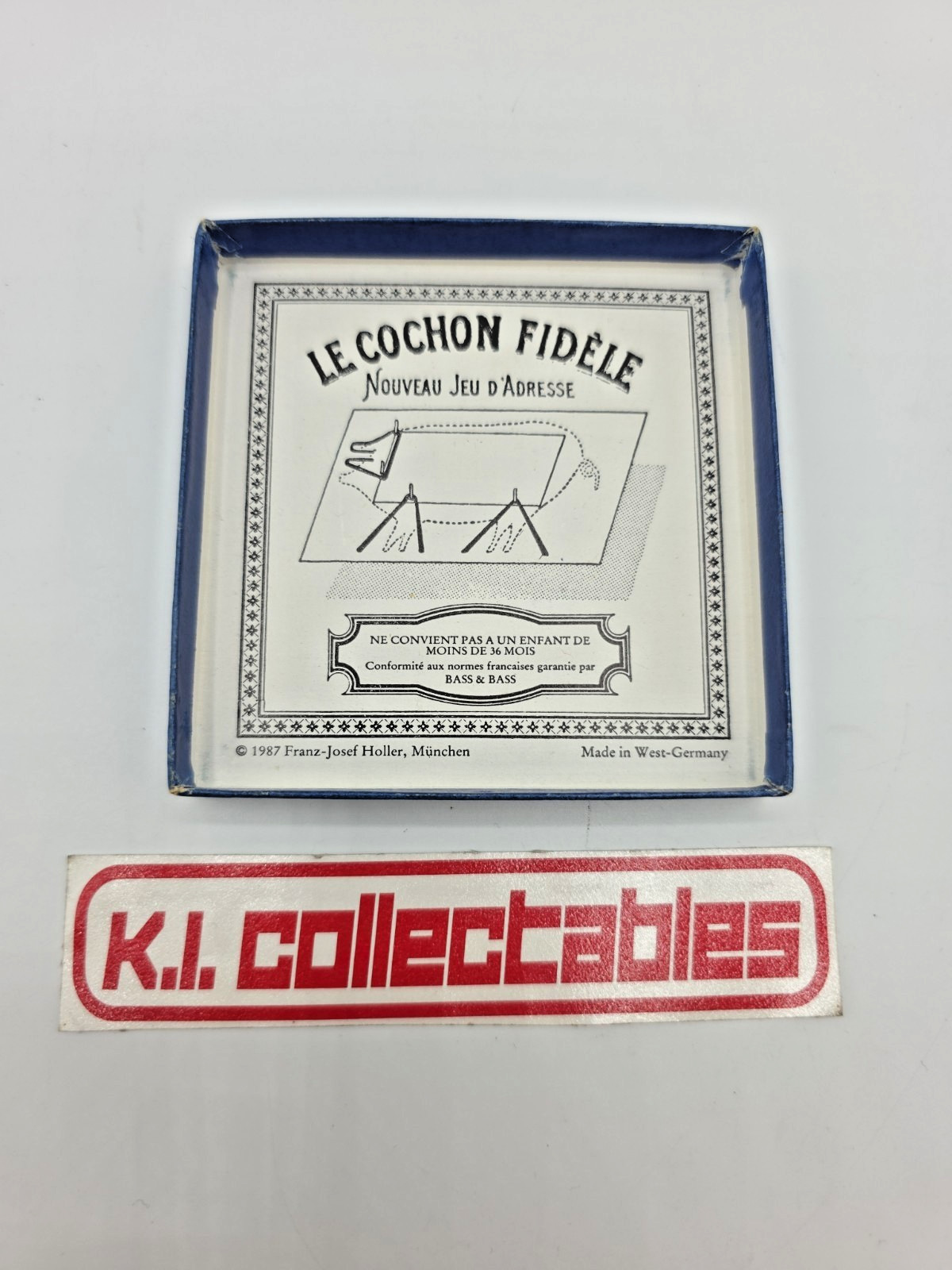Le Cochon Fidele “The Faithful Pig” Dexterity Game