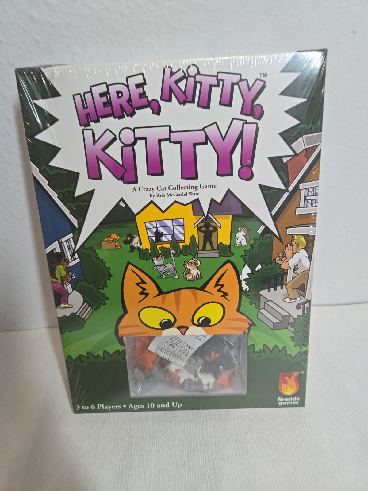 NEW SEALED Here Kitty Kitty Board Game by Fireside Games | Family Cat Card Game