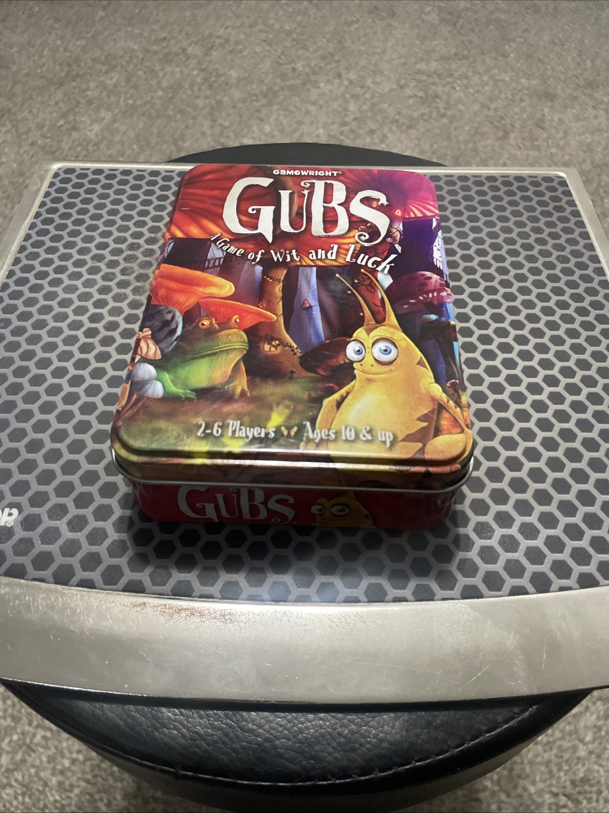 Gamewright: GUBS A Game of Wit and Luck (complete with tin case and sticker)