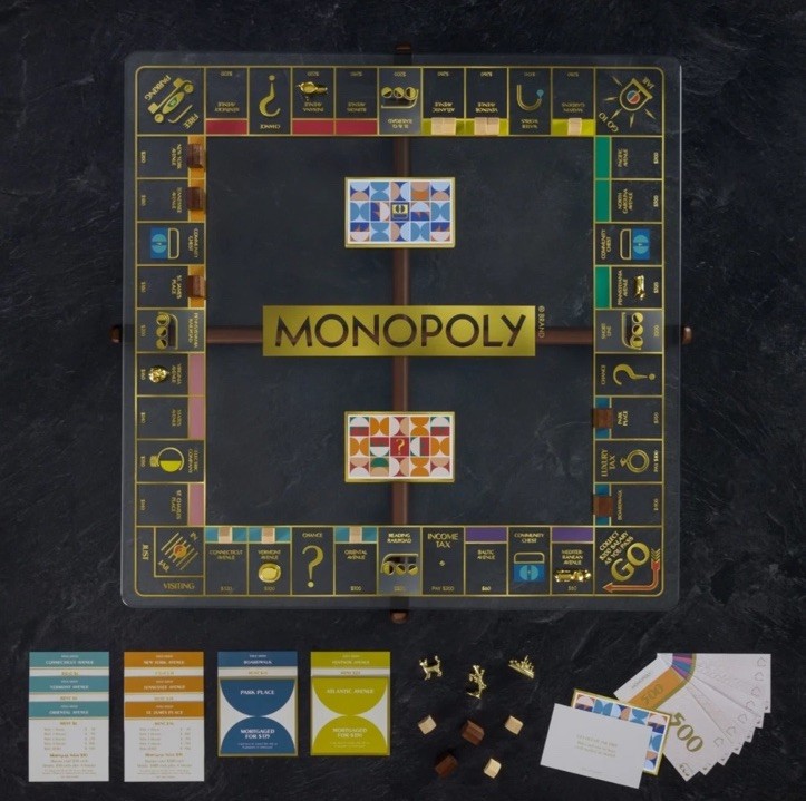 Monopoly – Prisma Glass Edition by W.S. Game Company Board Game – New & NICE