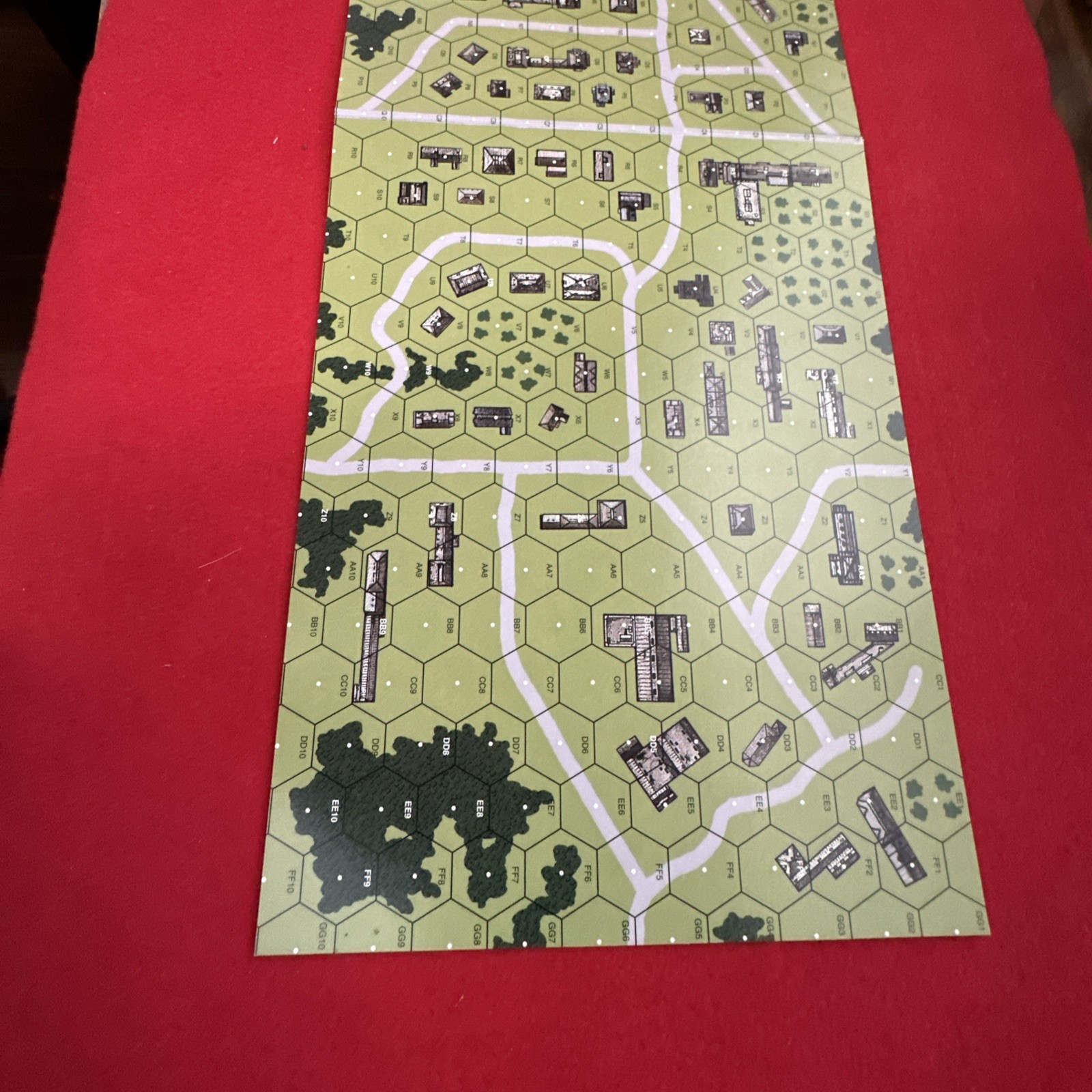 ASL/ Squad Leader Cardstock Map Board Z, by MMP