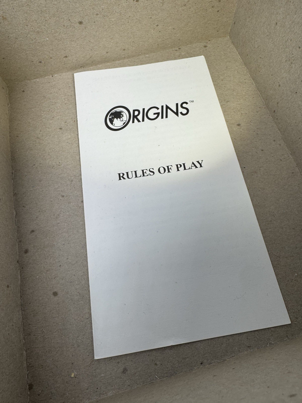 ORIGINS The Board Game That Unlocks The Secrets Of Our Past Vintage