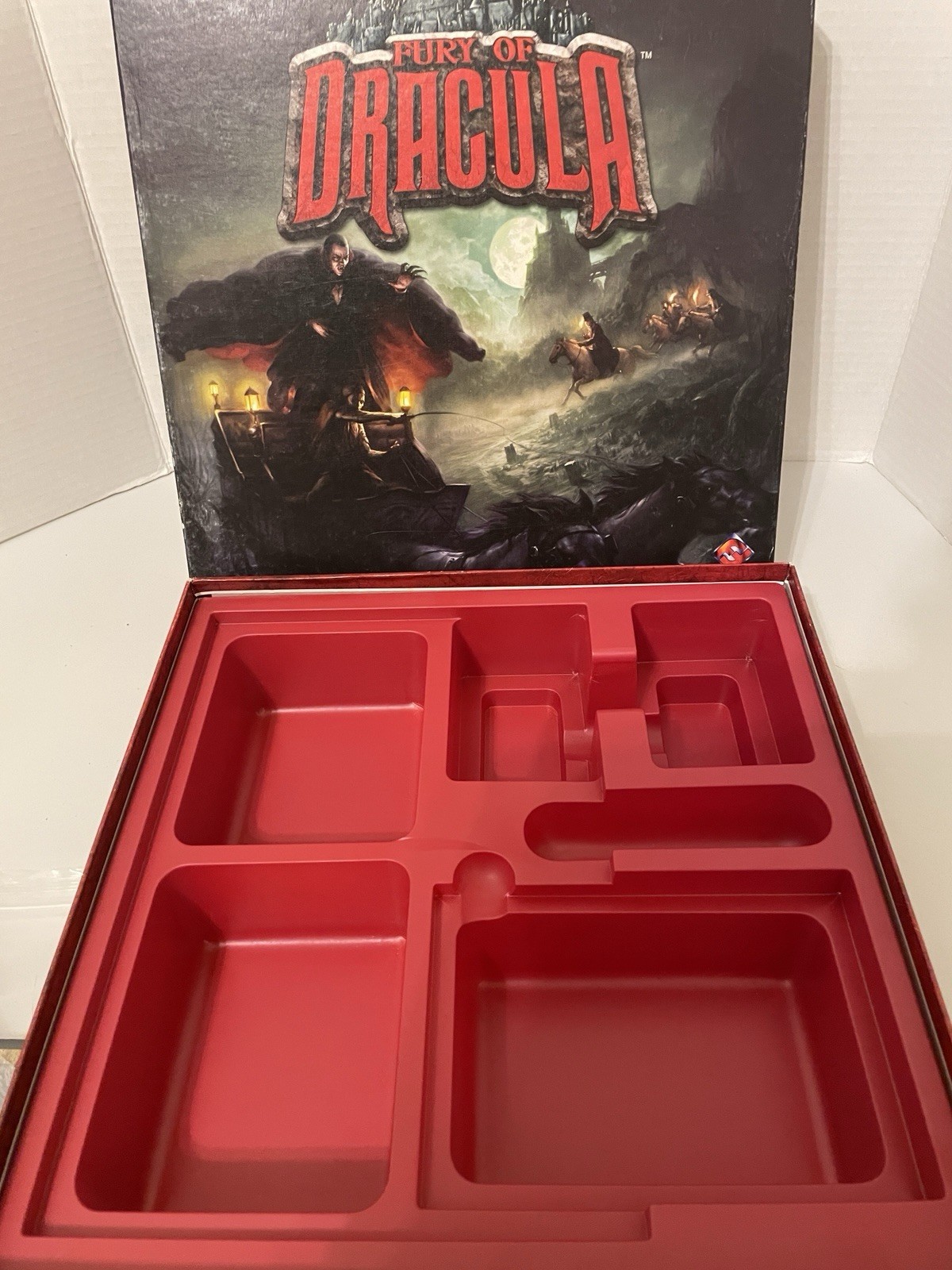 FURY OF DRACULA GOTHIC HORROR BOARD GAME 2ND EDITION FANTASY FLIGHT AS IS READ
