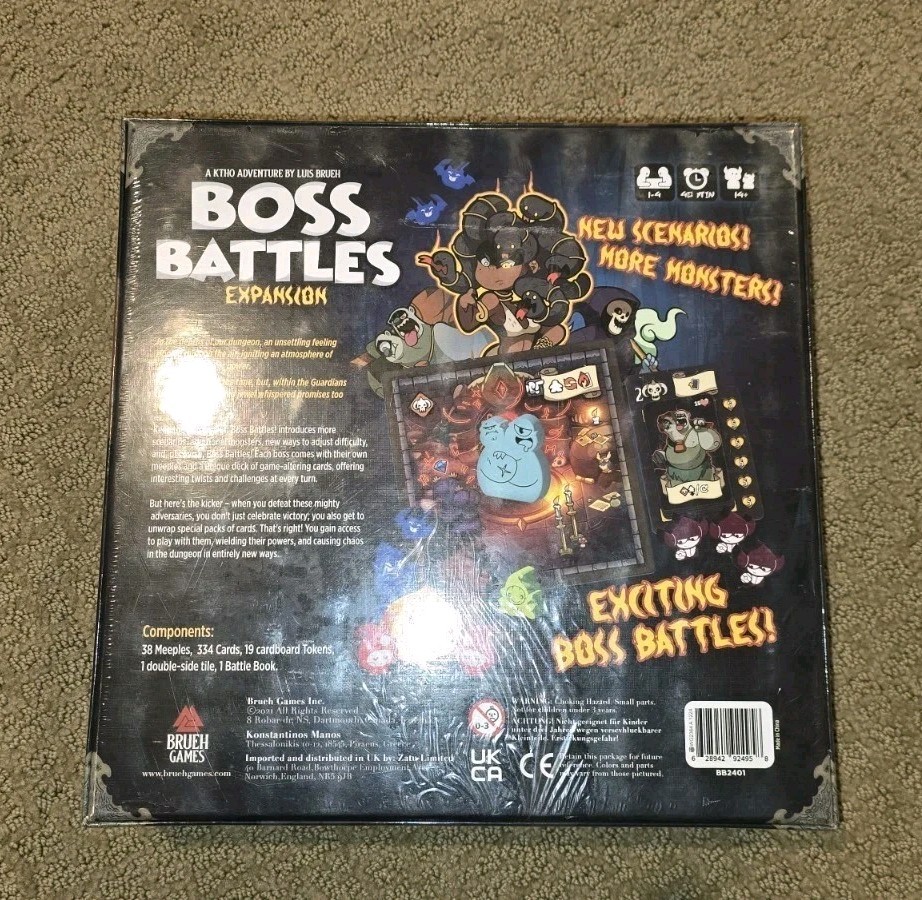 Keep the Heroes Out Boss Battles Expansion NEW SEALED Brueh Games 6