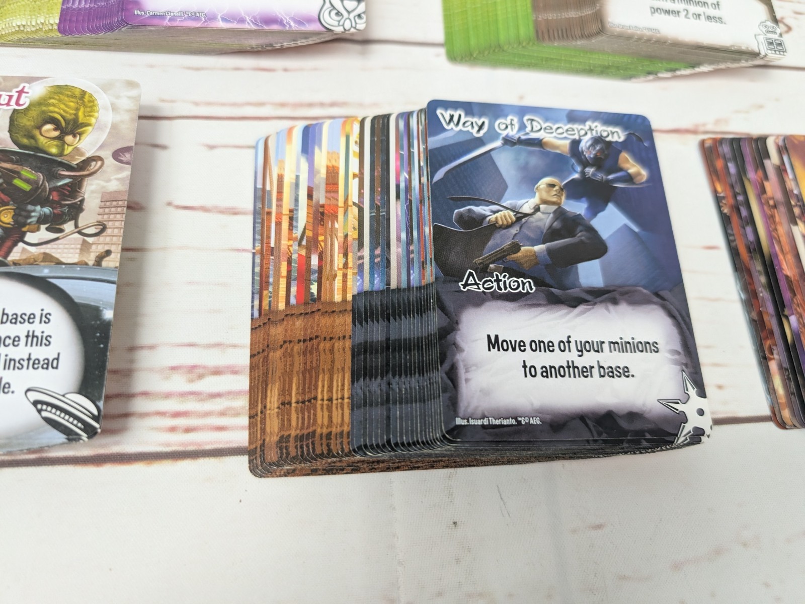 Smash Up Board Game Card Game Original Base Set & Big Geeky Box Contents AEG