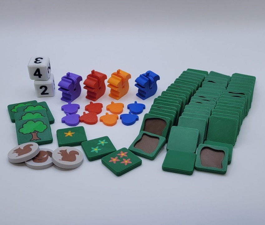 Squirrel Away – Memory strategy and luck game – EXCLUSIVE