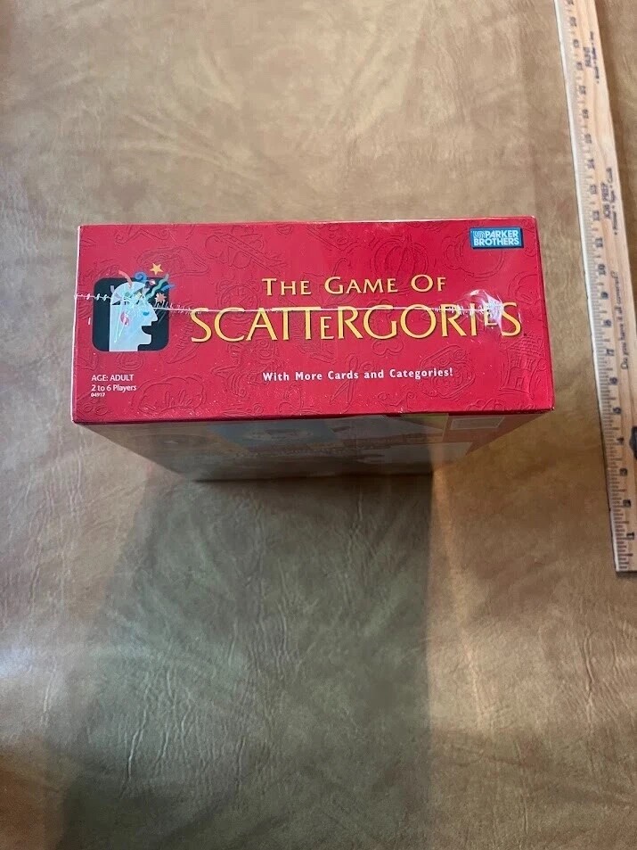 Scattergories 2003 Milton Bradley Board Game New Factory Sealed Electronic Timer
