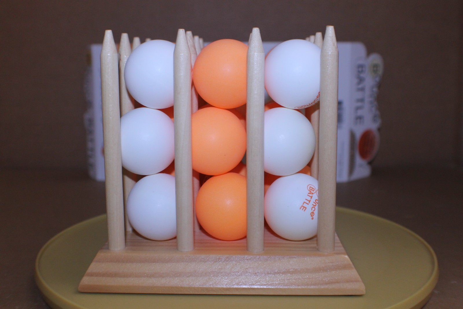 USED / Bounce Battle Wood Edition Skill and Action Game NO BOX