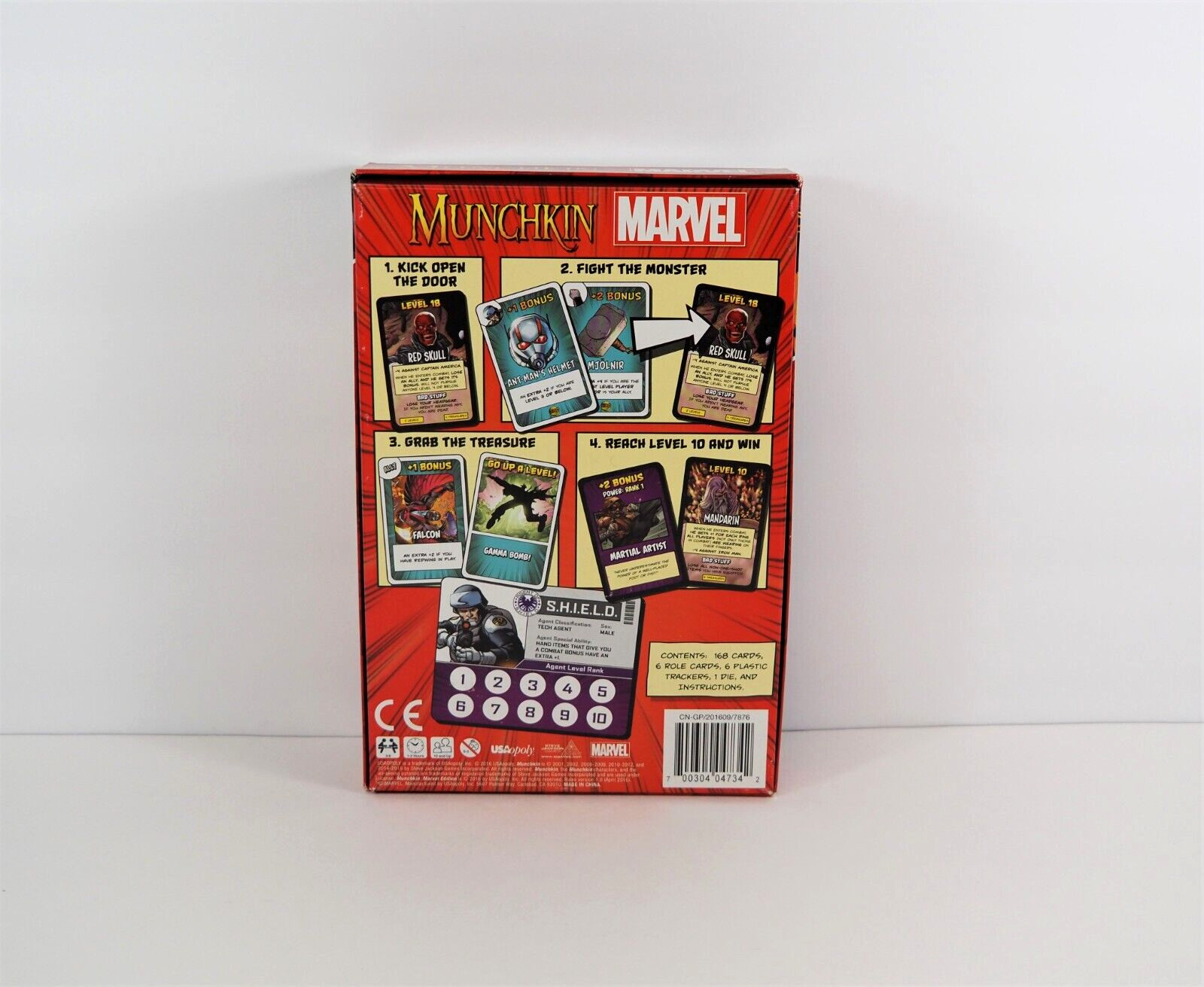 Marvel Munchkin Card Game (Steve Jackson Games, Spiderman, Thor) Complete In Box