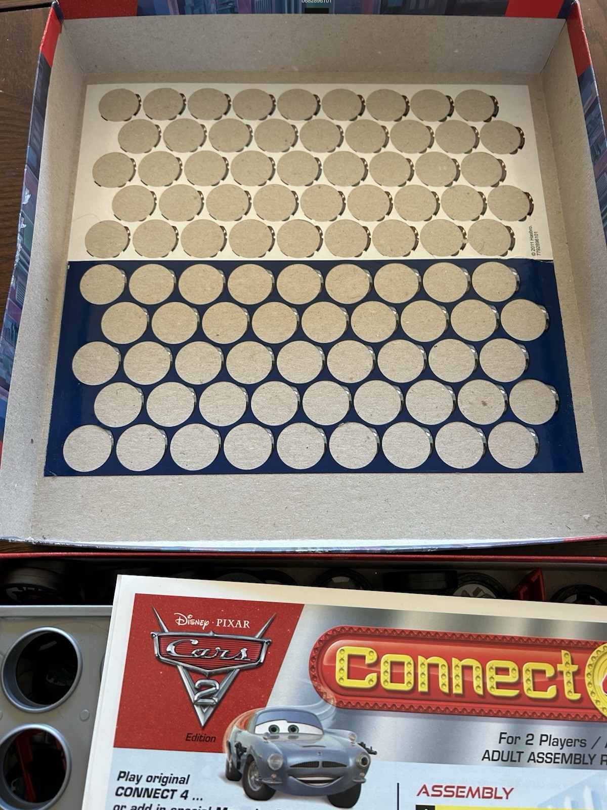Hasbro Disney Pixar Cars 2 Connect 4 Complete