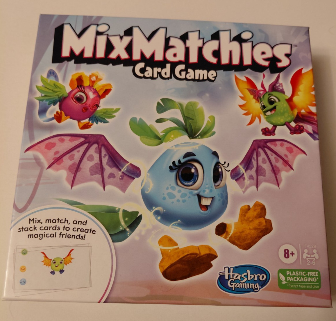 MixMatchies Card Game Kids & Family 2-6 Players by Hasbro New & Sealed Age 8+