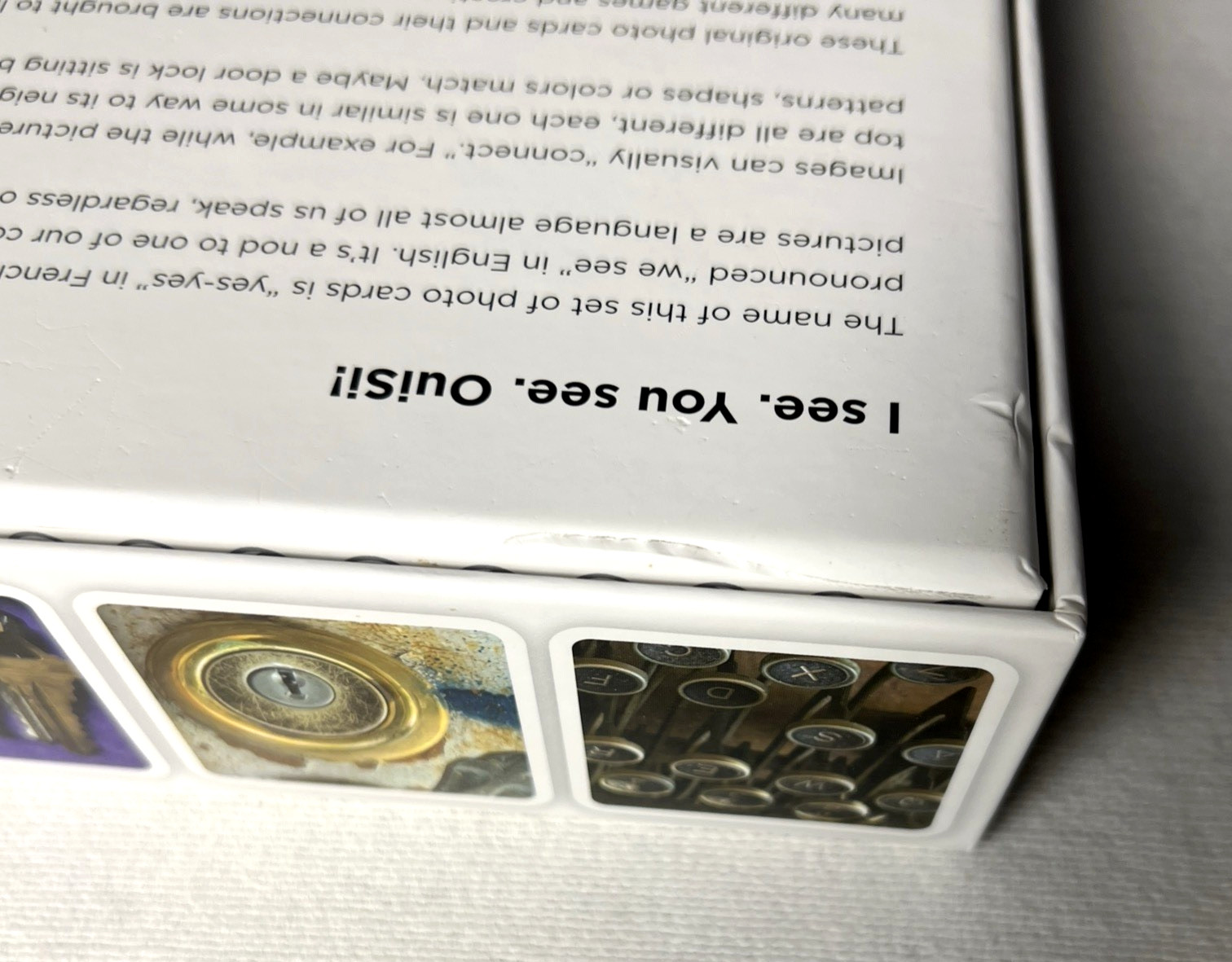 OuiSi: Creative Photo Card Games that Ignite a Sense of Connection, Open Box