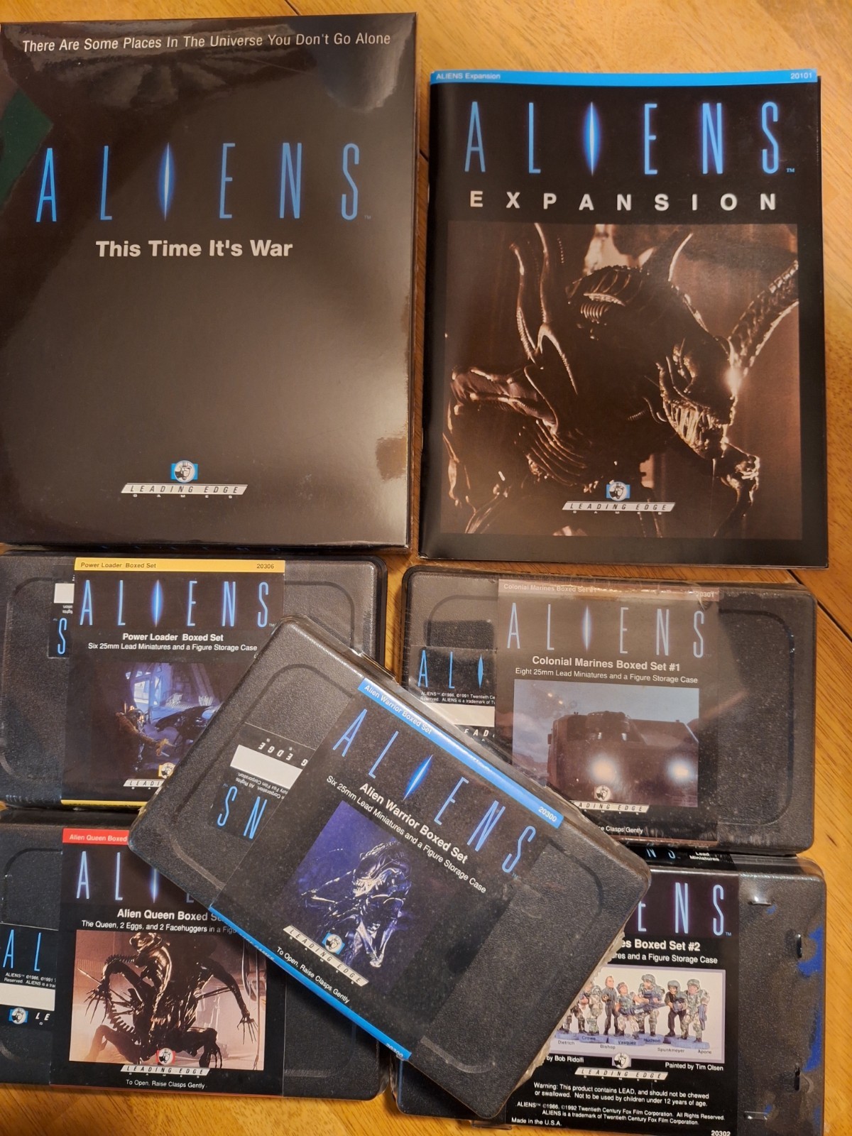 Aliens: This Time It’s War RPG – 1986 Leading Edge Games, Expansion, Miniatures