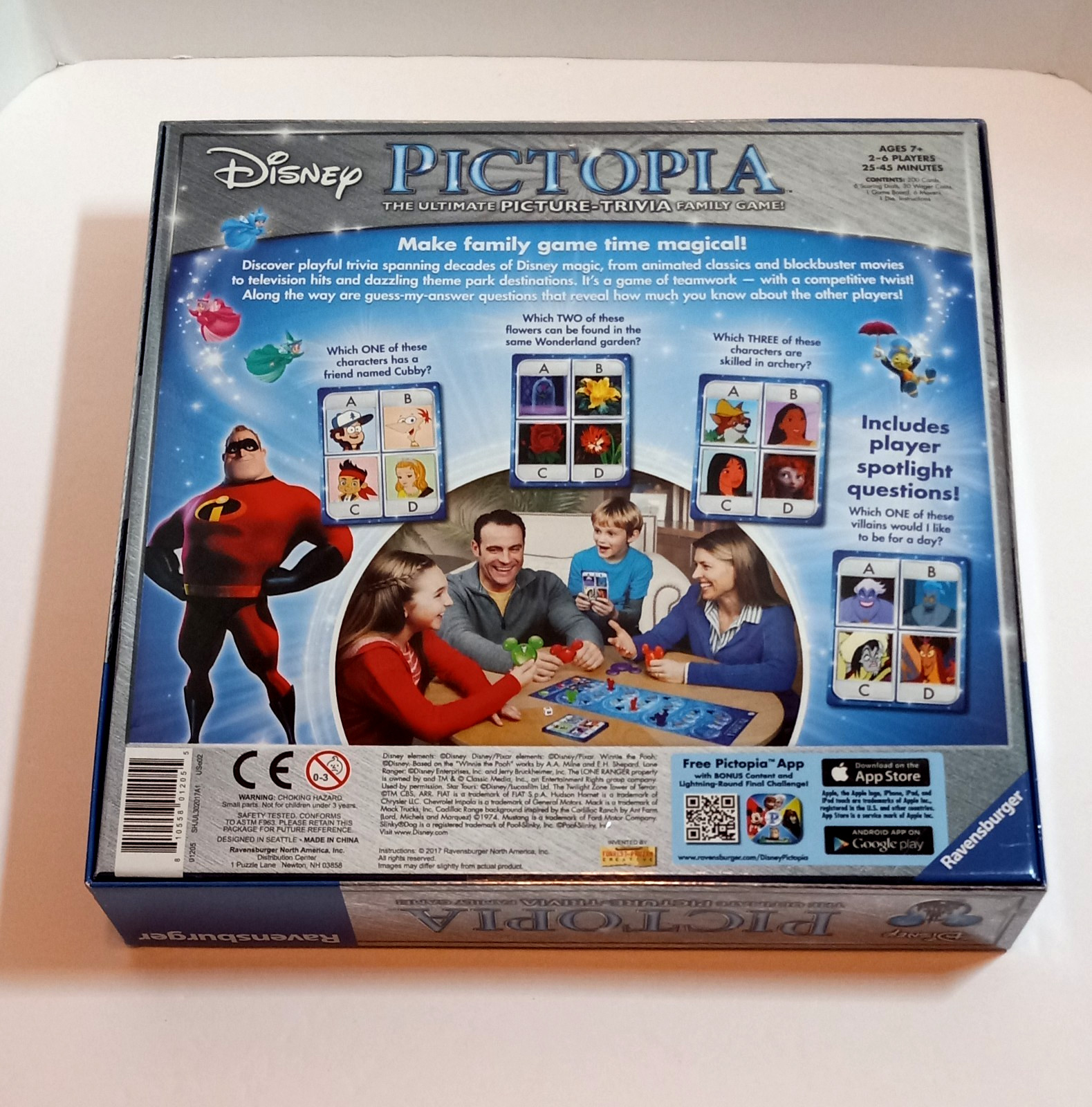 Pictopia Disney Edition Ultimate Picture Trivia Family Game Ravensburger NEW