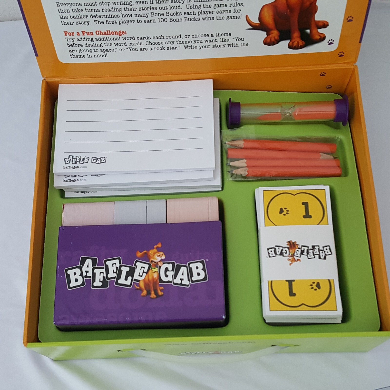 Baffle Gab Board Game Classroom Group Party Funny Story Word Limited Edition….