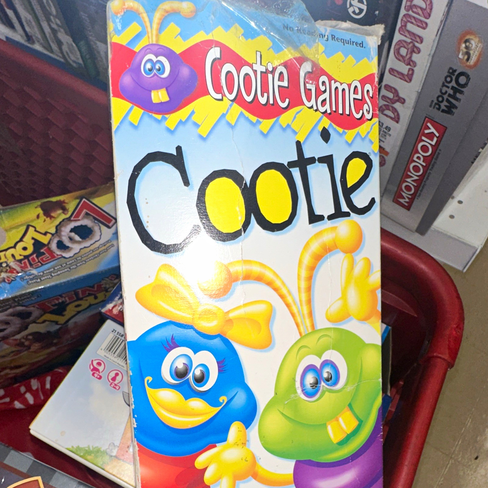 Cootie Games Cootie Board Game Bugs Theme No Reading Required 2+ Players 3+