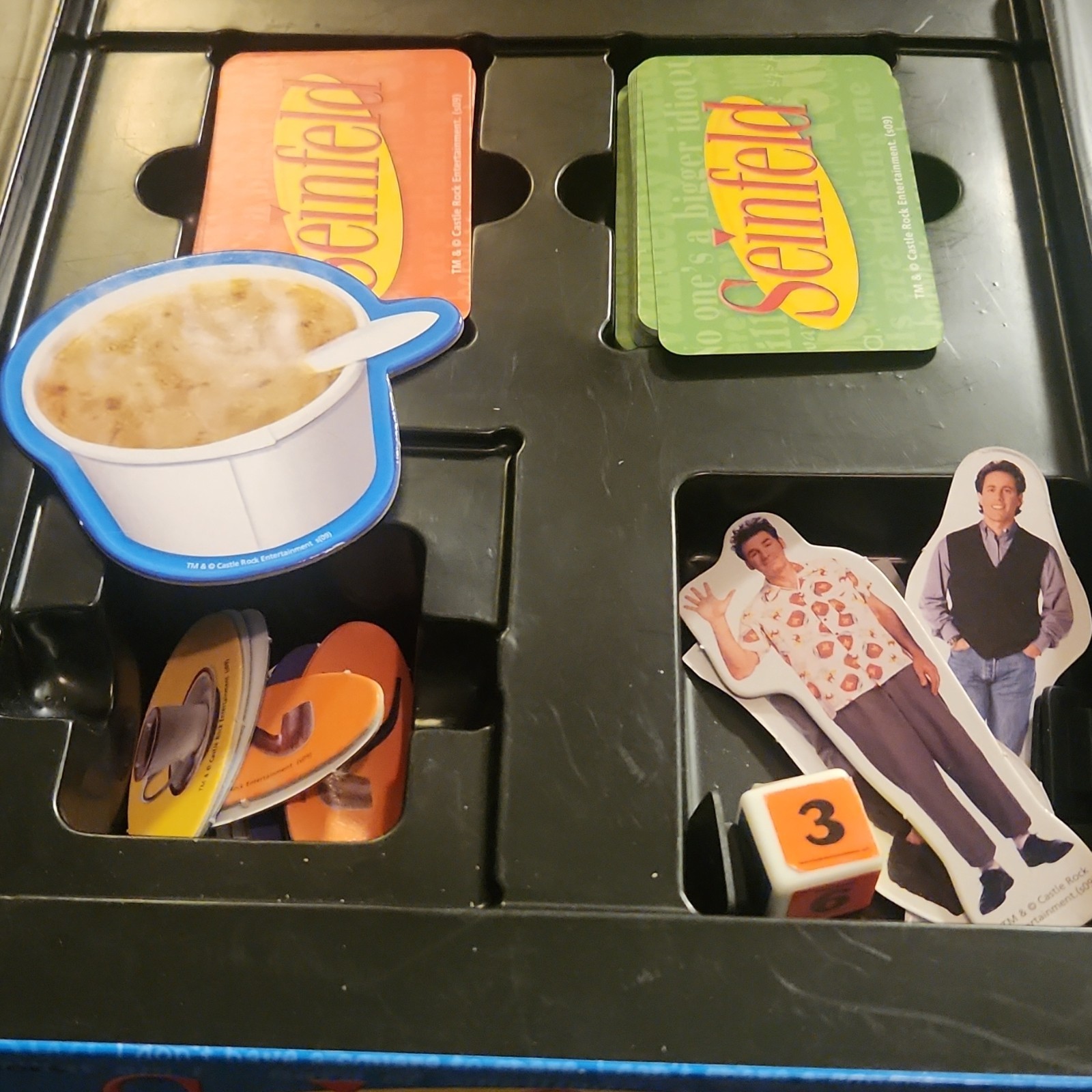 Pressman Seinfeld Trivia Game, Collectible, Custom Board, 2 Players, Adult, 2009
