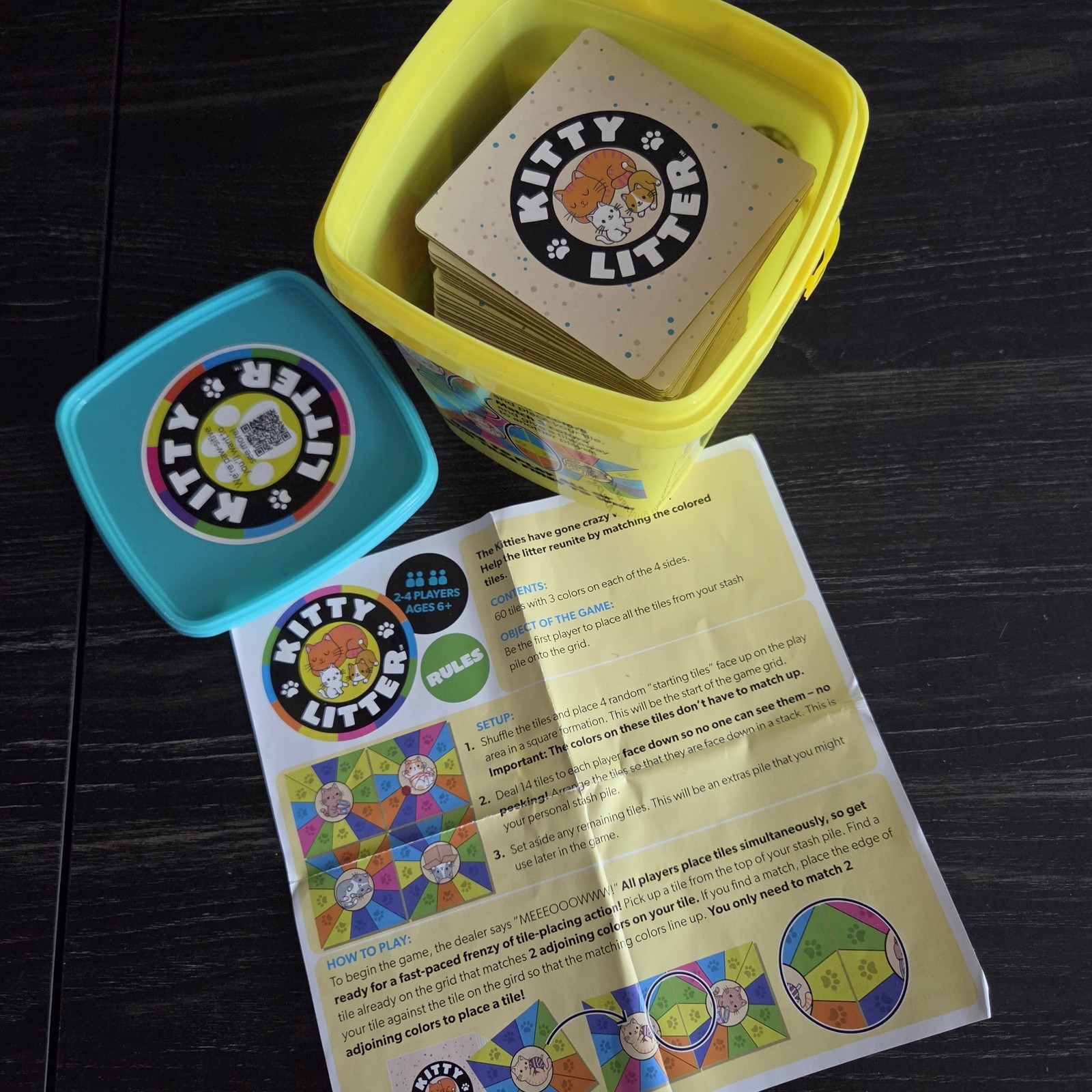 Project Genius Kitty Litter Matching Game, Cat-Themed Tile Game