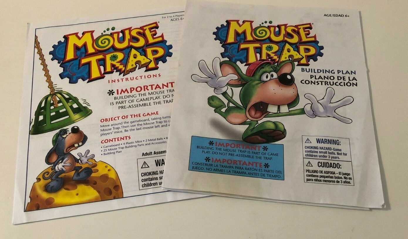MouseTrap Board Game by Milton Bradley – 2005 Edition – Complete & Ships Free!