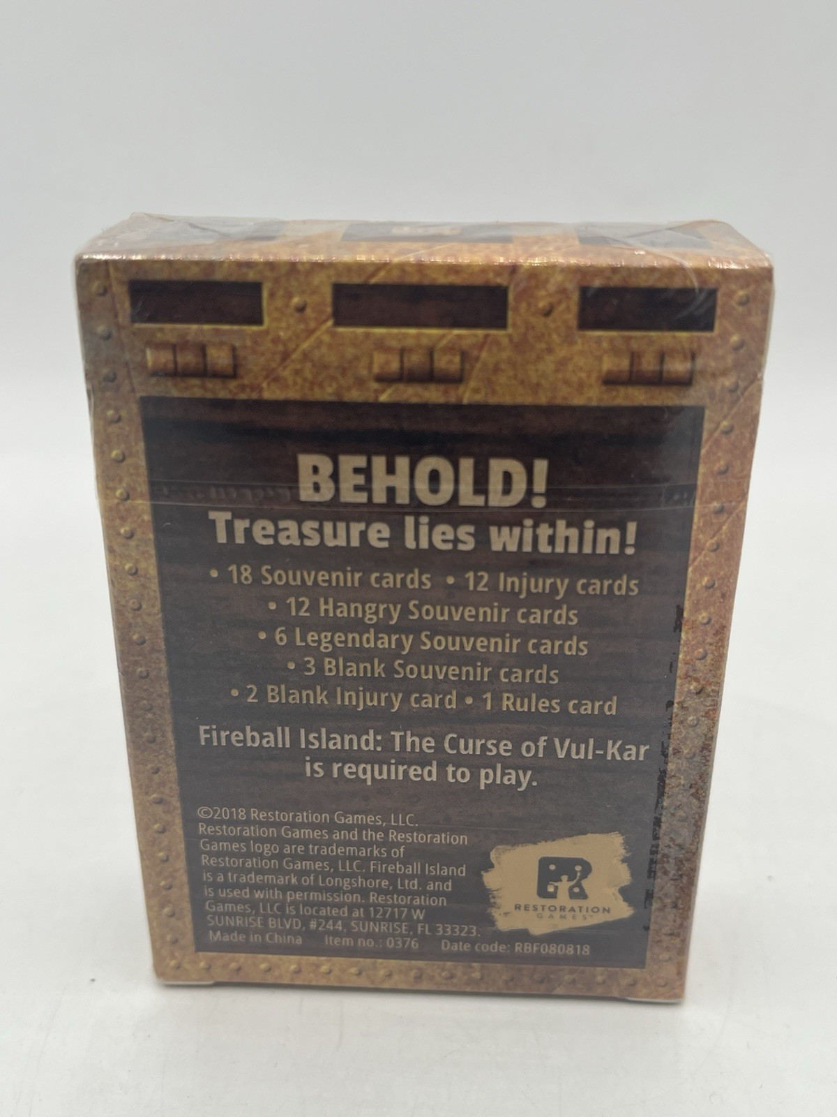 Fireball Island Treasure Trove Campaign Kickstarter Promo New Sealed