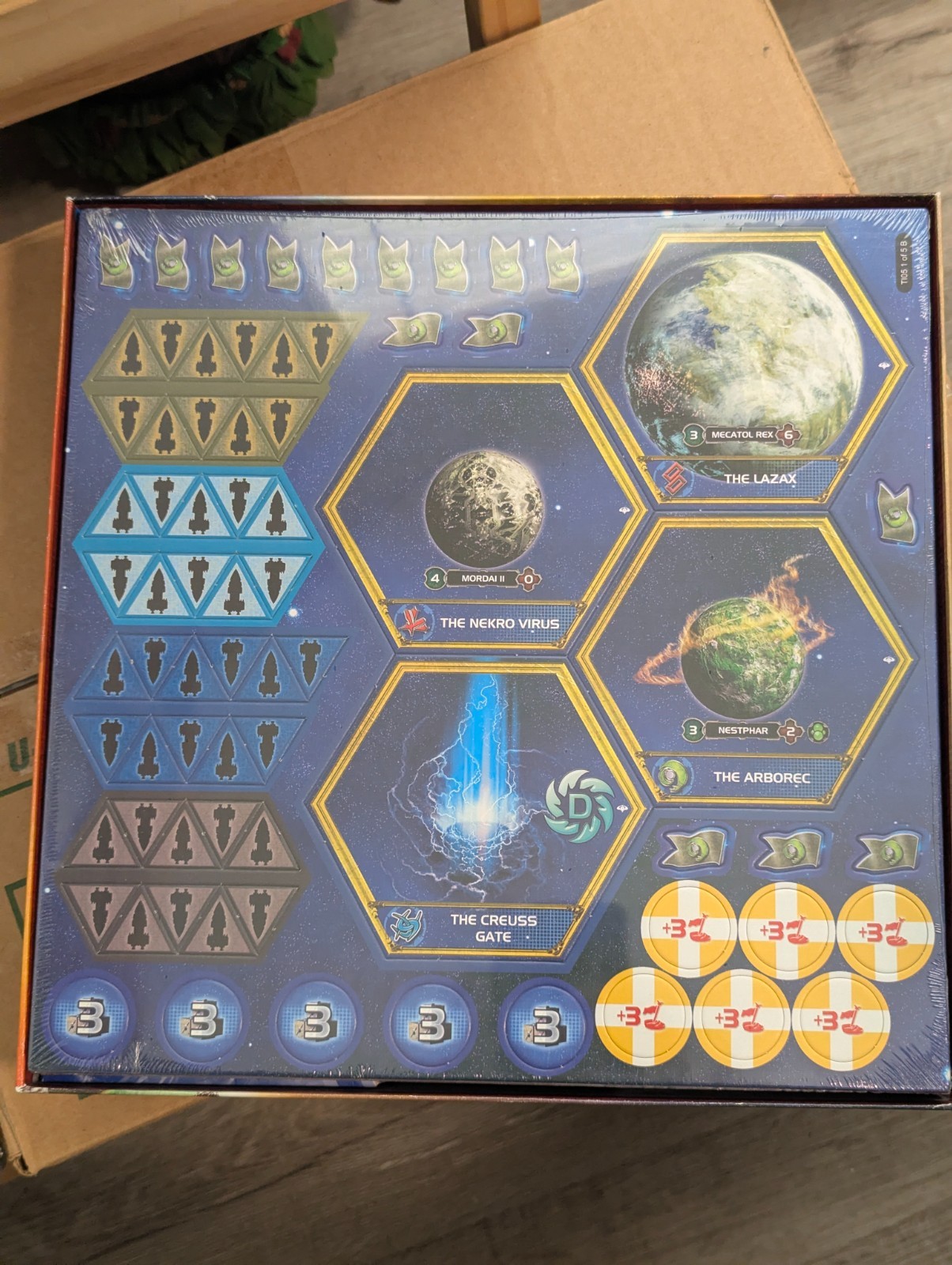TWILIGHT IMPERIUM SHARDS of the THRONE Expansion ONLY 100% COMPLETE 2011 UNPUNCH