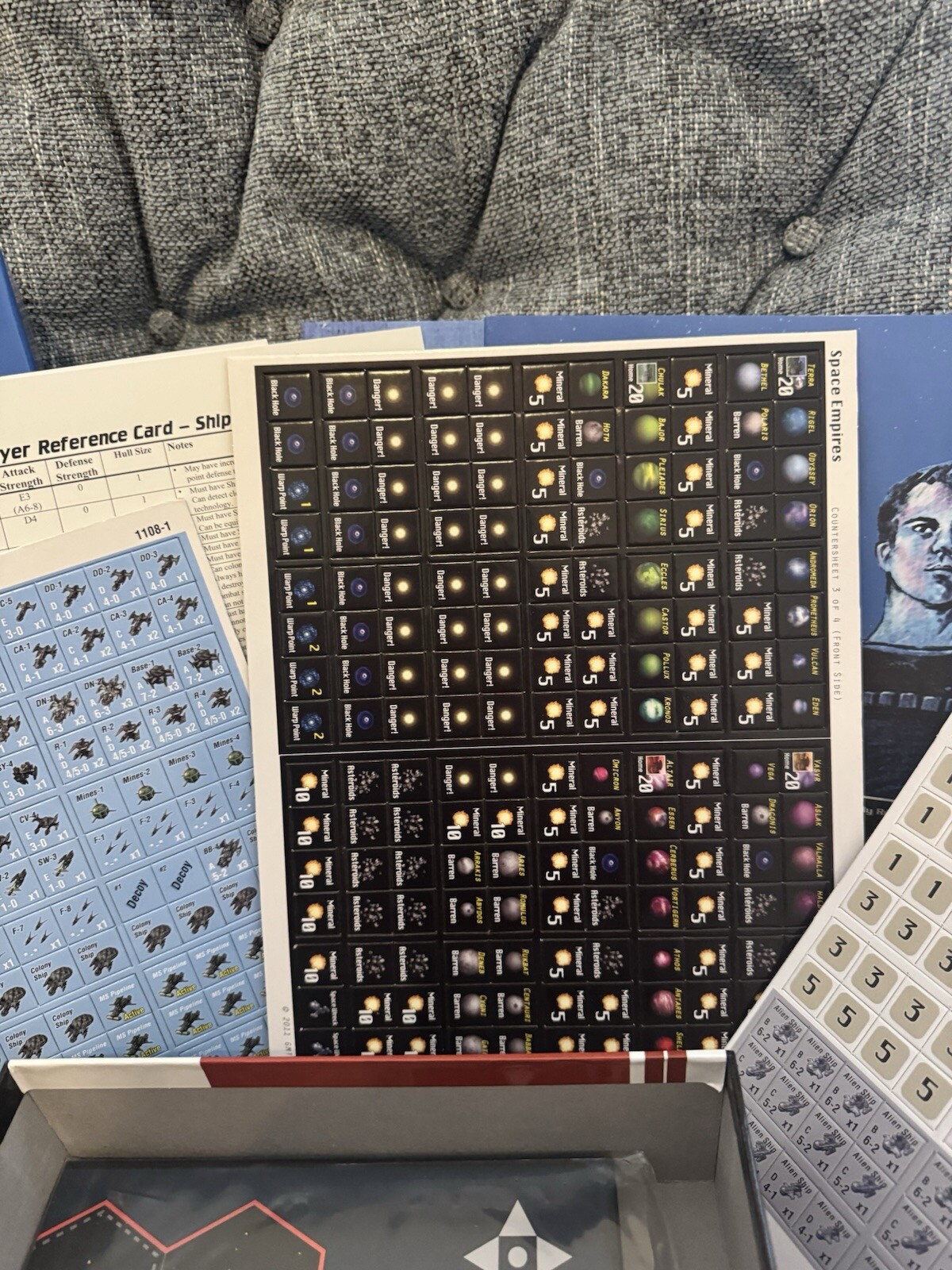 Space Empires 4X (open, unpunched) GMT Games 1108-20
