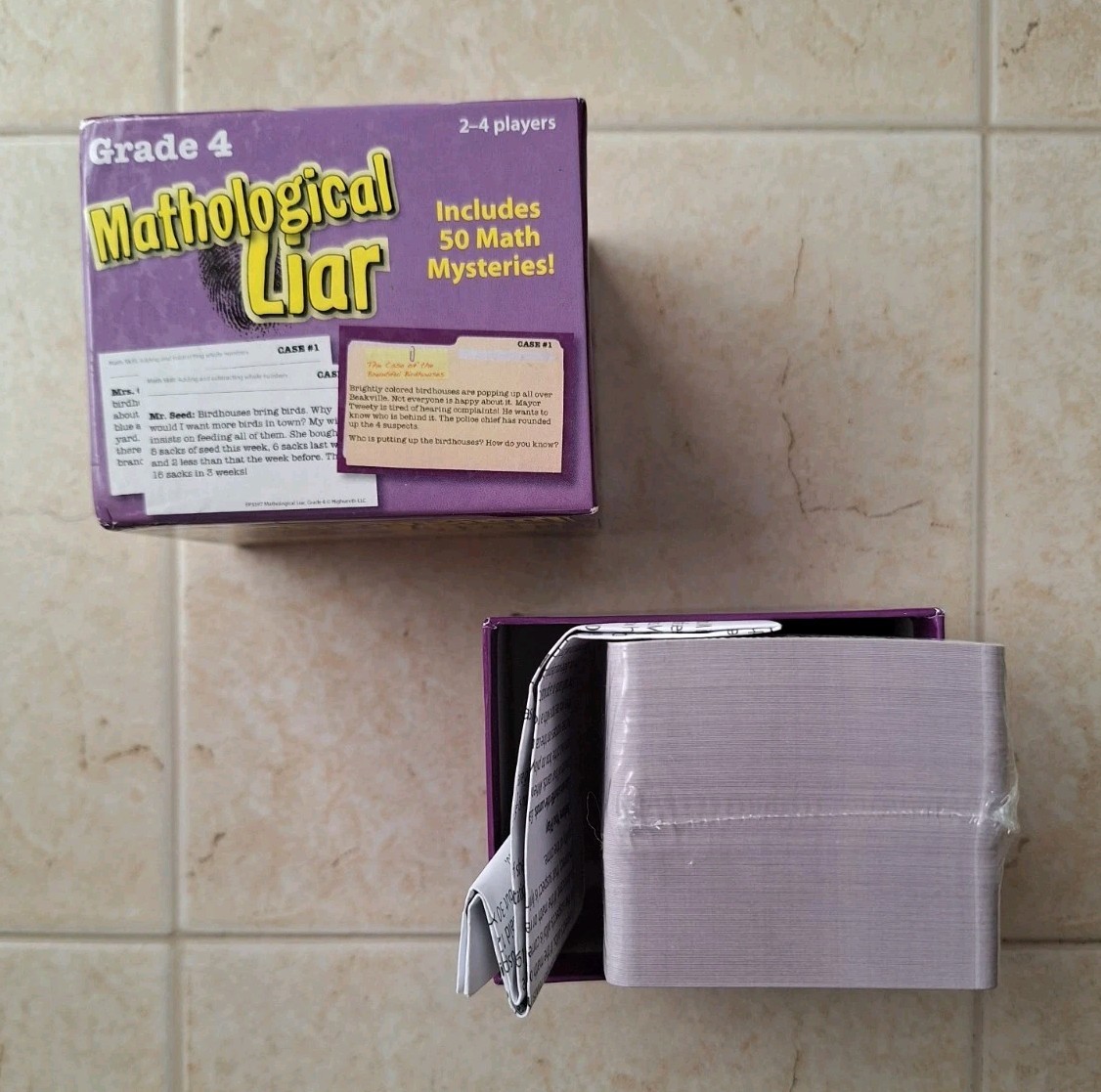 Mathological Liar A Math Whodunit Game Grade 4 Problem Solving Educational Cards
