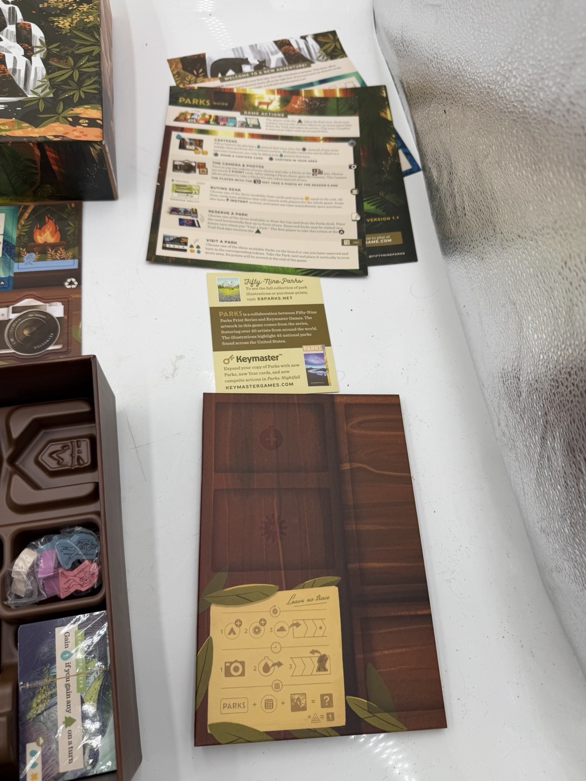 ✨✨✨Parks Keymaster Games Fifty-Nine 59 Parks Henry Audubon Board Game ✨✨✨