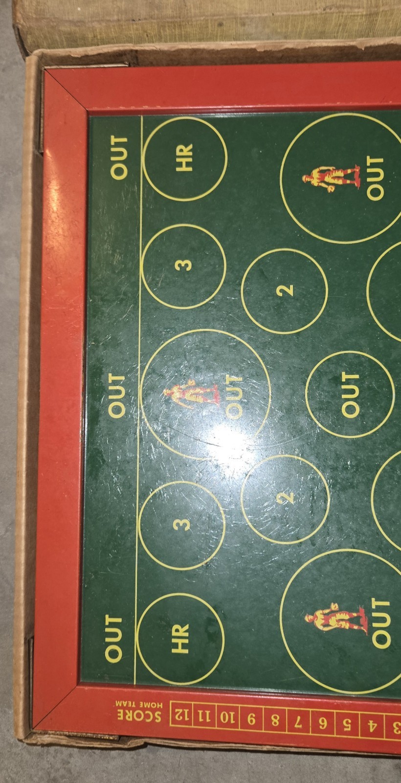Vintage 1950’s Tudor Tru-Action Electric Baseball Game, With 8 Players, Works