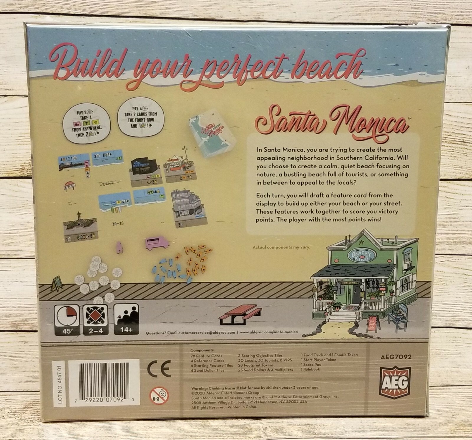 Santa Monica Boardgame by AEG Alderac Entertainment