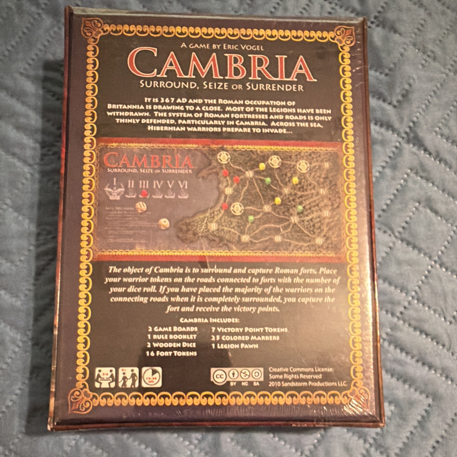 Closet Nerd Games Cambria: Surround, Seize or Surrender Strategy Dice 3+ 8+ 2010
